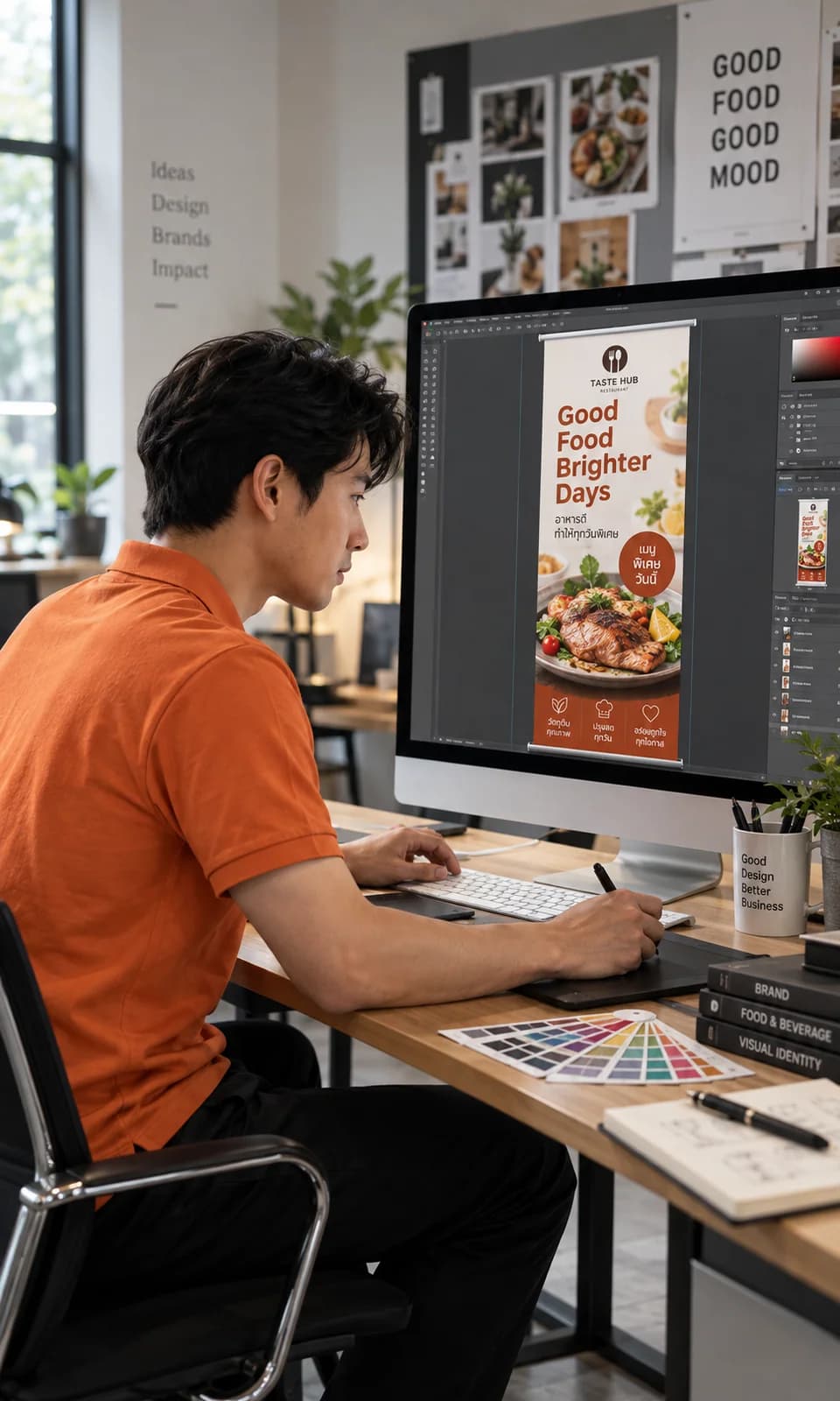โรลอัพ — ออกแบบให้เหมาะกับพื้นที่