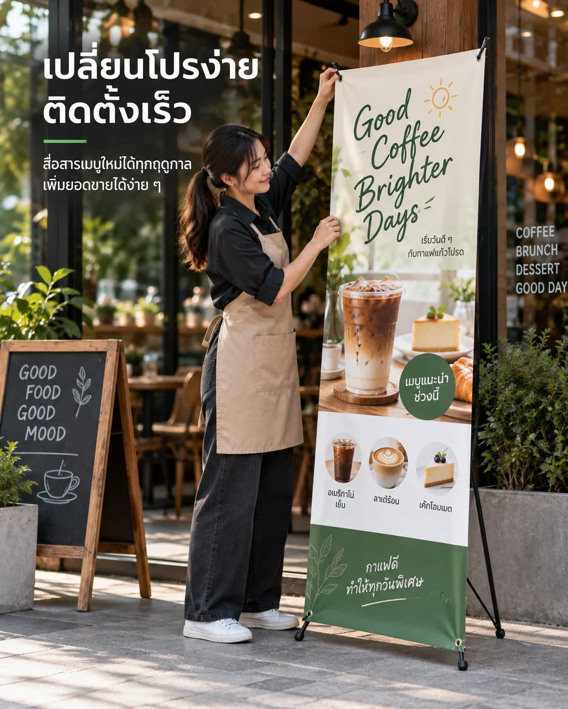 เอ็กซ์สแตนด์ — เปลี่ยนโปรโมชั่นง่าย ติดตั้งเร็ว